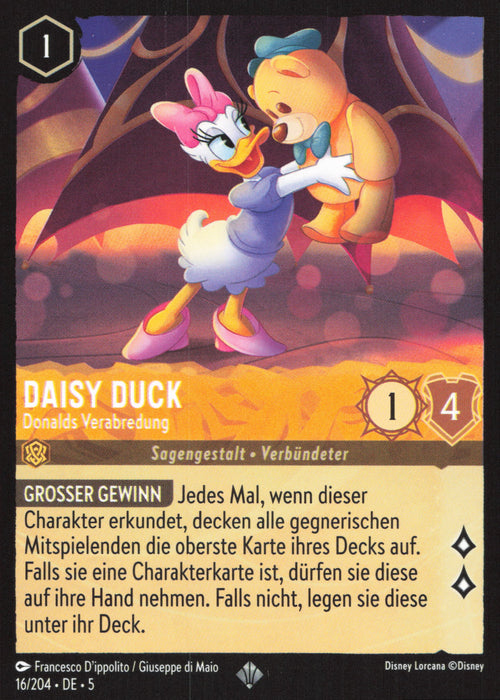 Daisy Duck - Donalds Verabredung 5SSK-16 Super Rare Deutsch