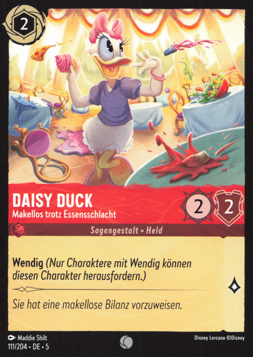 Daisy Duck - Makellos trotz Essensschlacht 5SSK-111 Common Deutsch