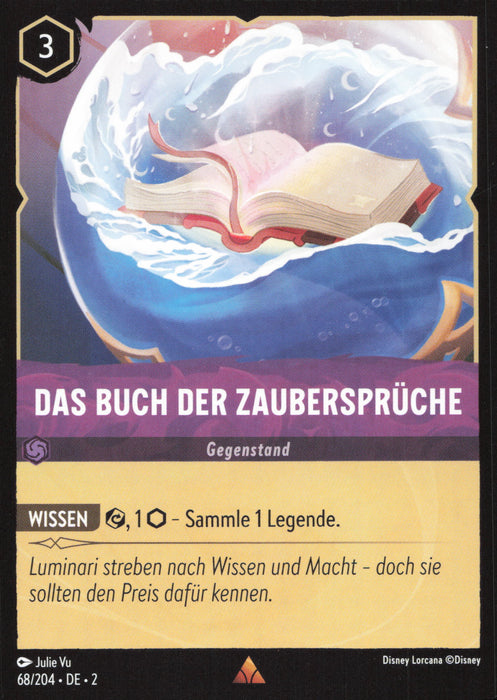 Das Buch der Zaubersprüche 2ROF-068 Rare Deutsch