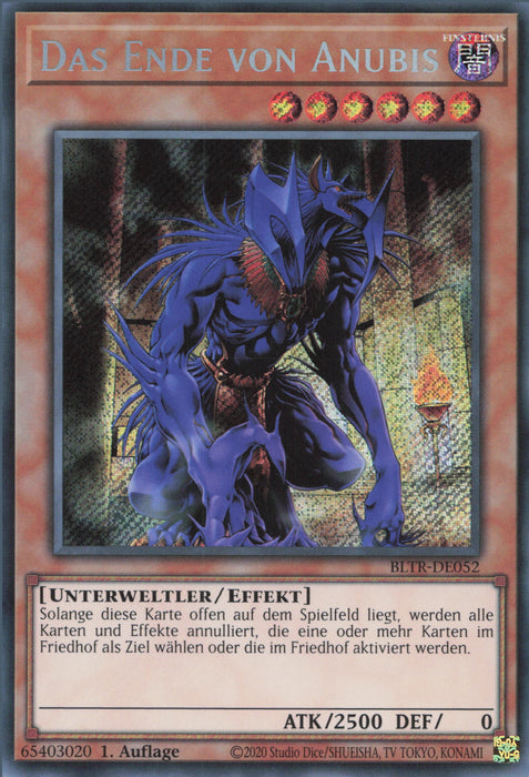 Das Ende von Anubis BLTR-DE052 Secret Rare Deutsch