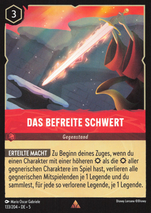 Das befreite Schwert 5SSK-133 Rare Deutsch