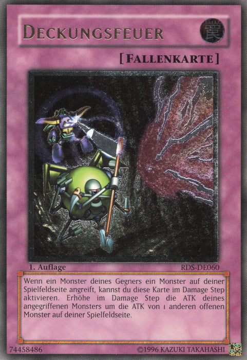 Deckungsfeuer (V.2) RDS-DE060 Ultimate Rare Deutsch