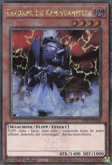 Dekoichi, die Kampfdampflok (V.2) RA03-DE144 Quarter Century Secret Rare Deutsch