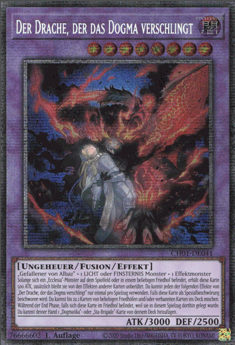 Der Drache, der das Dogma verschlingt (V.3) CH01-DE041 Starlight Rare Deutsch