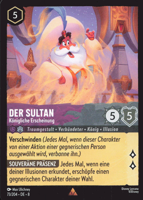 Der Sultan - Königliche Erscheinung 8JAF-073 Rare Deutsch
