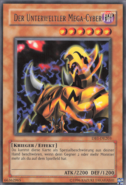 Der Unterweltler Mega-Cyber DB1-DE203 Rare Deutsch