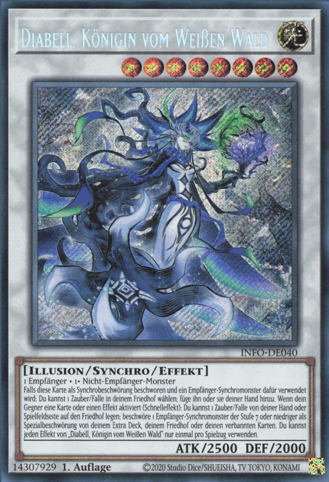 Diabell, Königin vom Weißen Wald (V.1) INFO-DE040 Secret Rare Deutsch