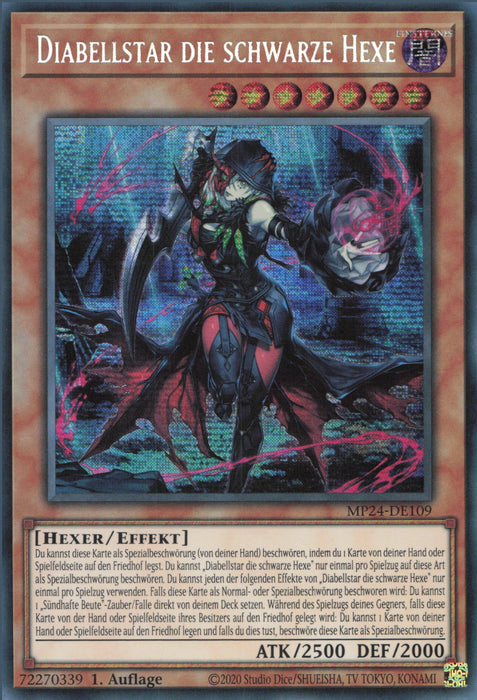 Diabellstar die schwarze Hexe MP24-DE109 Secret Rare Deutsch