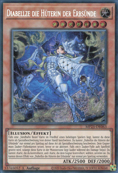 Diabellze die Hüterin der Erbsünde MP25-DE063 Secret Rare Deutsch