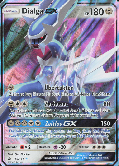 Dialga GX FLI-82 Ultra Rare Deutsch