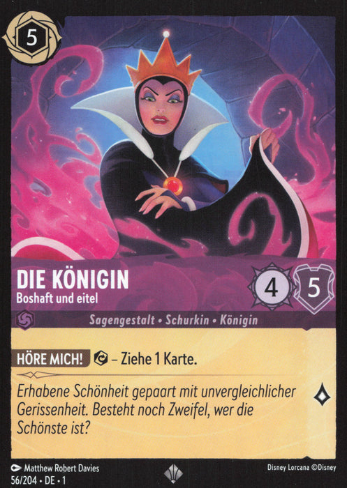 Die Königin - Boshaft und eitel 1TFC-056 Super Rare Deutsch