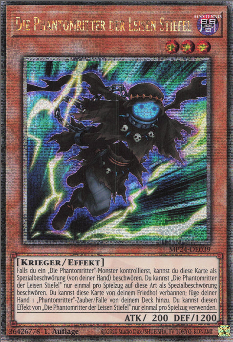 Die Phantomritter der Leisen Stiefel MP24-DE039 Quarter Century Secret Rare Deutsch