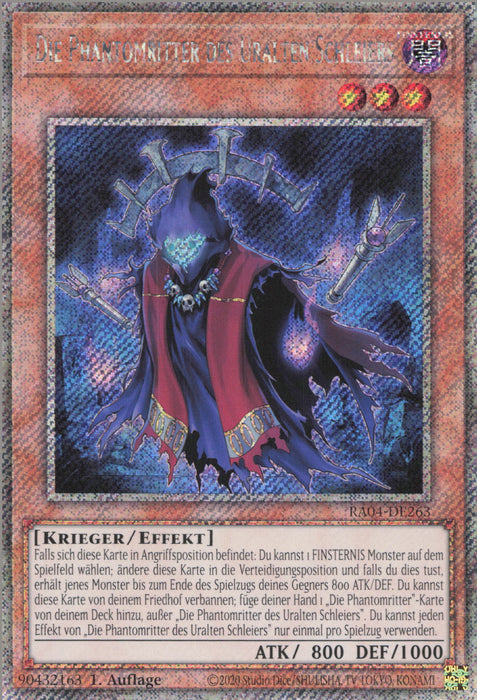 Die Phantomritter des Uralten Schleiers (V.1) RA04-DE263 Platinum Secret Rare Deutsch
