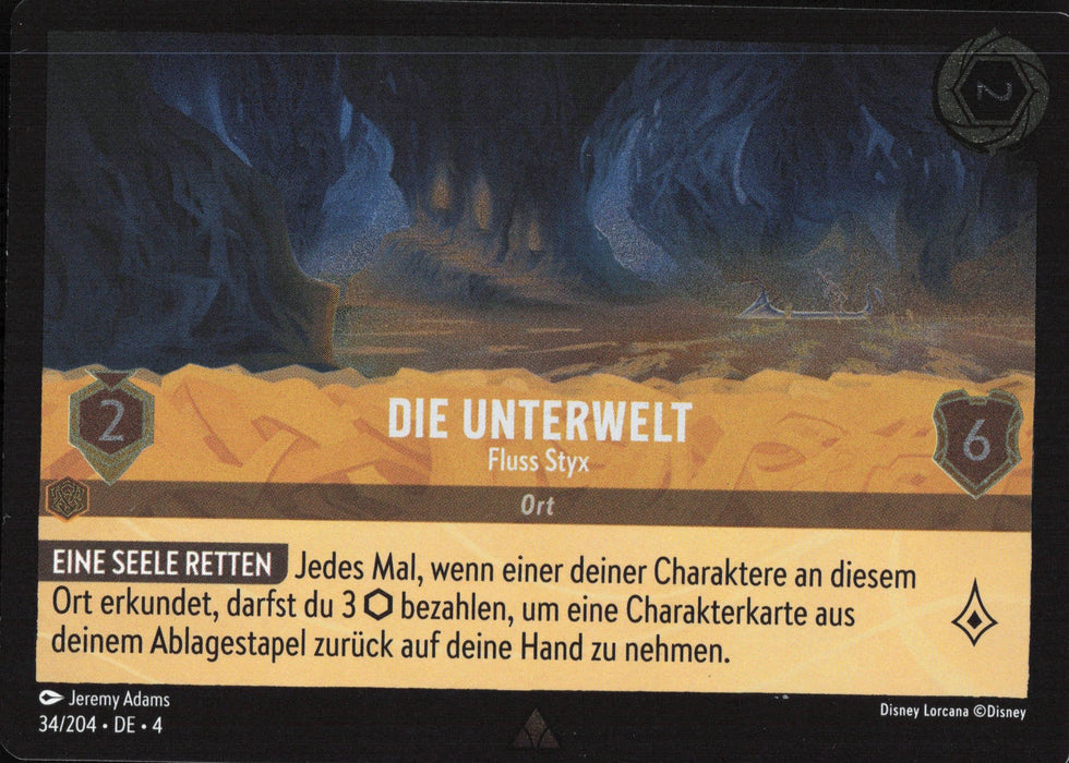 Die Unterwelt - Fluss Styx 4URS-034 Rare Deutsch