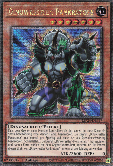 Dinowrestler Pankratops MP24-DE047 Quarter Century Secret Rare Deutsch