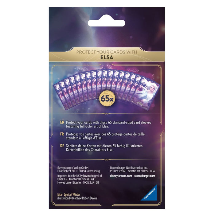 Disney Lorcana Card Sleeves (65) - Elsa