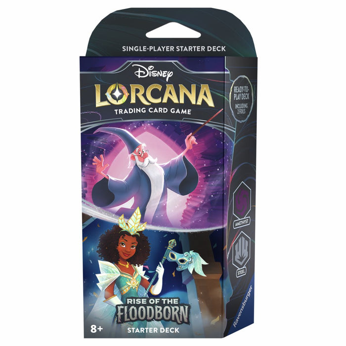 Disney Lorcana Merlin und Tiana Starter Deck Rise of the Floodborn