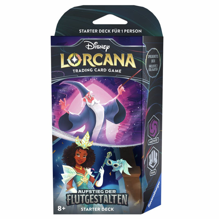 Disney Lorcana Merlin und Tiana Starter Deck Aufstieg der Flutgestalten