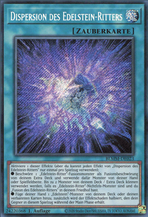 Dispersion des Edelstein-Ritters BLMM-DE023 Secret Rare Deutsch