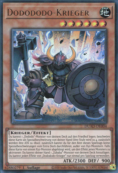 Dodododo-Krieger DUAD-DE004 Ultra Rare Deutsch