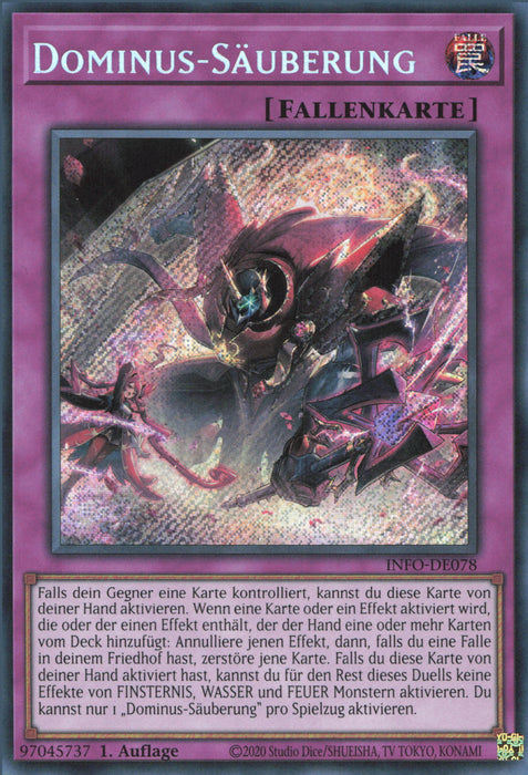 Dominus-Säuberung (V.1) INFO-DE078 Secret Rare Deutsch