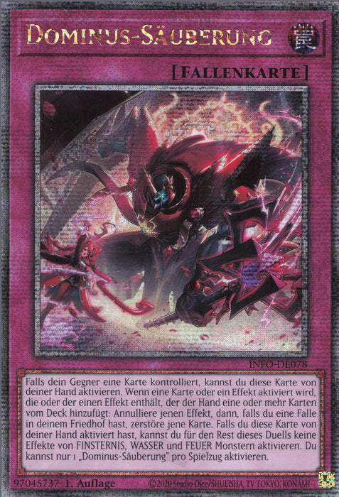 Dominus-Säuberung (V.2) INFO-DE078 Quarter Century Secret Rare Deutsch