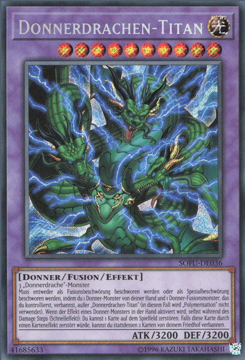 Donnerdrachen-Titan SOFU-DE036 Secret Rare