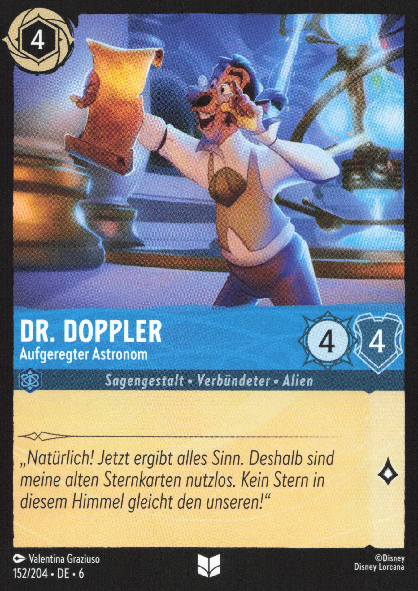Alle Dr. Doppler Charakterkarten in Disney Lorcana