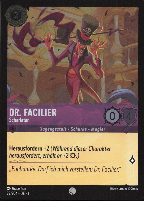 Dr. Facilier - Scharlatan 1TFC-038 Common Deutsch