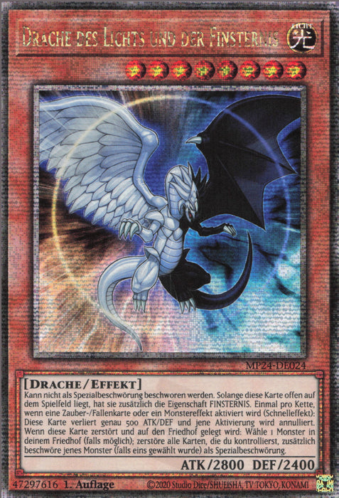 Drache des Lichts und der Finsternis MP24-DE024 Quarter Century Secret Rare Deutsch