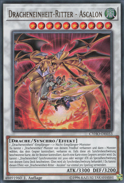 Dracheneinheit-Ritter - Ascalon CYHO-DE033 Ultra Rare