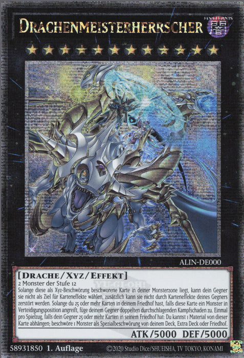 Drachenmeisterherrscher ALIN-DE000 Quarter Century Secret Rare Deutsch