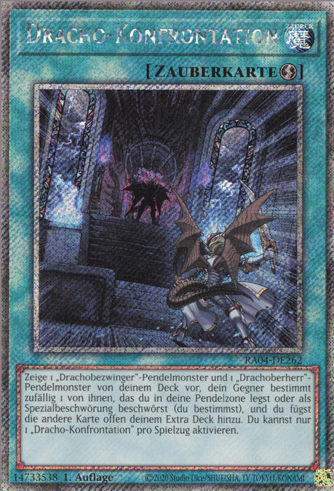 Dracho-Konfrontation (V.1) RA04-DE262 Platinum Secret Rare Deutsch