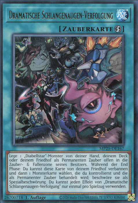 Dramatische Schlangenaugen-Verfolgung MP25-DE167 Ultra Rare Deutsch