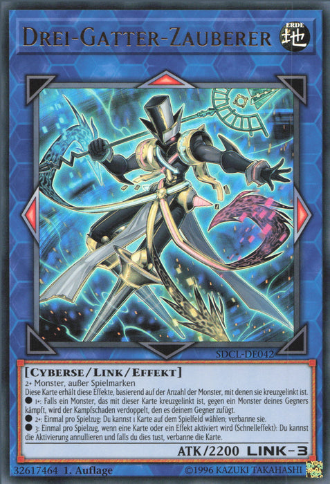 Drei-Gatter-Zauberer SDCL-DE042 Ultra Rare Deutsch