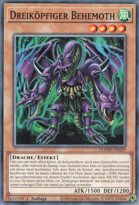 Dreiköpfiger Behemoth DOOD-DE029 Common Deutsch