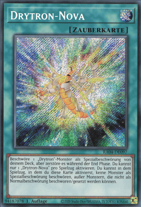 Drytron-Nova (V.3) RA04-DE097 Secret Rare Deutsch