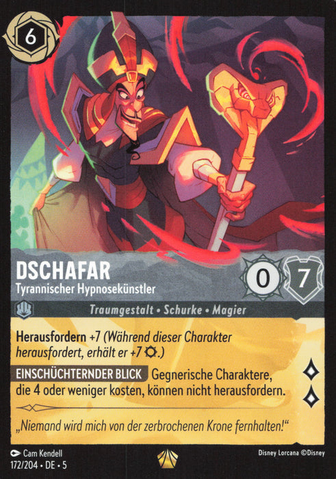 Dschafar - Tyrannischer Hypnosekünstler 5SSK-172 Legendary Deutsch