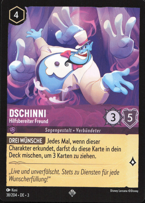 Dschinni - Hilfsbereiter Freund 3INK-038 Super Rare Deutsch