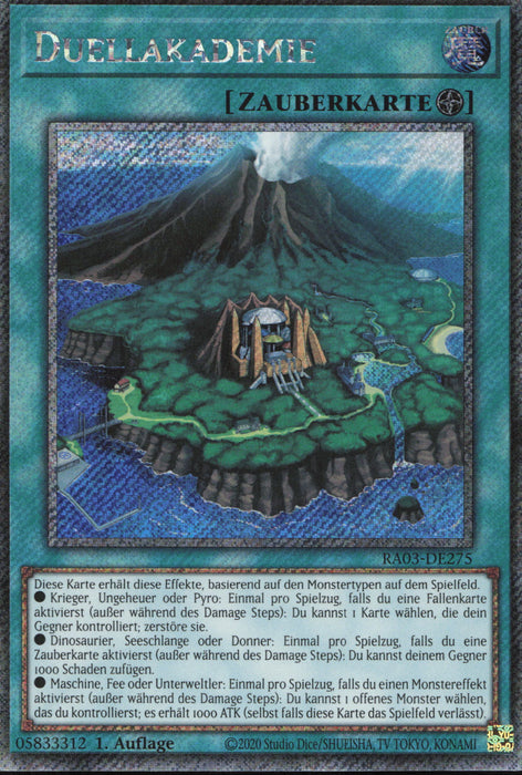 Duellakademie (V.1) RA03-DE275 Platinum Secret Rare Deutsch