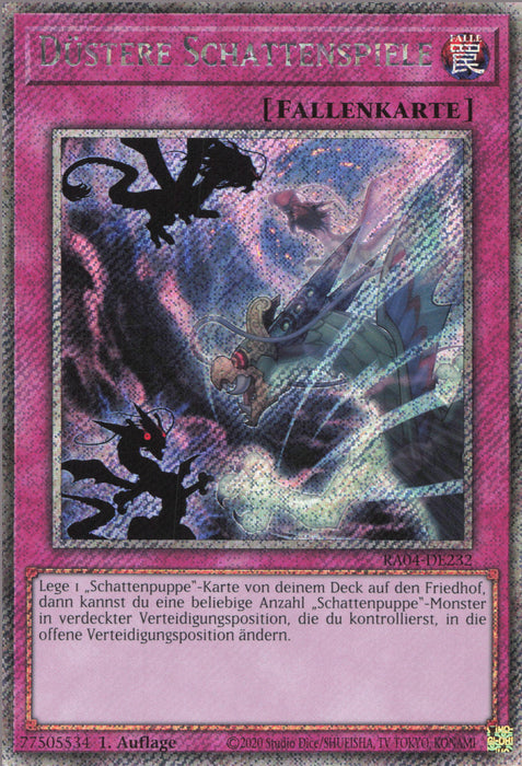 Düstere Schattenspiele (V.1) RA04-DE232 Platinum Secret Rare Deutsch