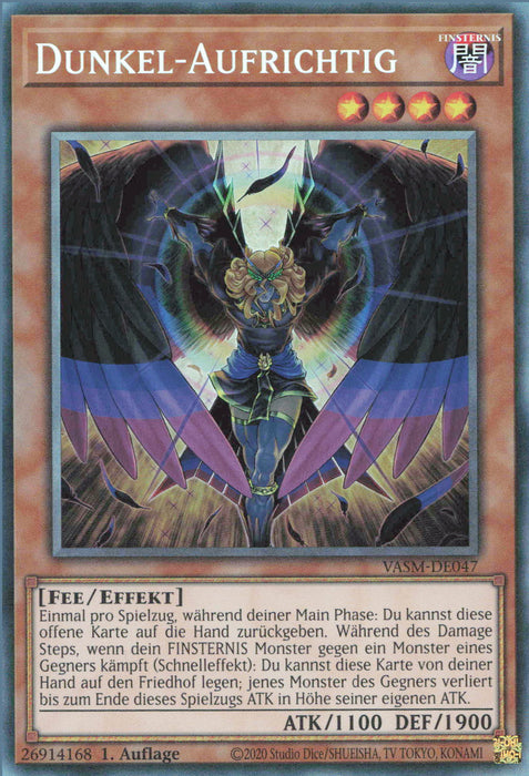 Dunkel-Aufrichtig (V.2) VASM-DE047 Collectors Rare Deutsch