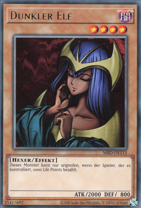 Dunkler Elf MRD-25TH-DE113 Rare Deutsch