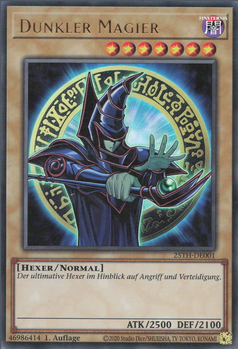 Dunkler Magier BACH-DE25TH-001 Ultra Rare Deutsch