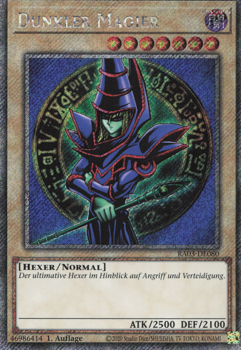 Dunkler Magier (V.1) RA03-DE080 Platinum Secret Rare Deutsch