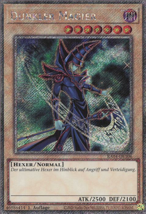 Dunkler Magier (V.3) RA04-DE106 Platinum Secret Rare Deutsch