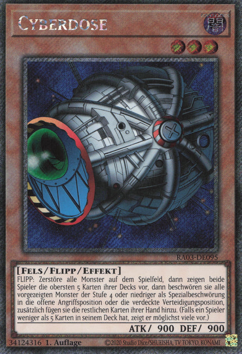Cyberdose (V.1) RA03-DE095 Platinum Secret Rare Deutsch