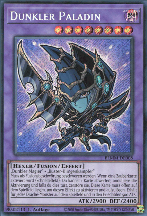 Dunkler Paladin (V.1) BLMM-DE008 Secret Rare Deutsch