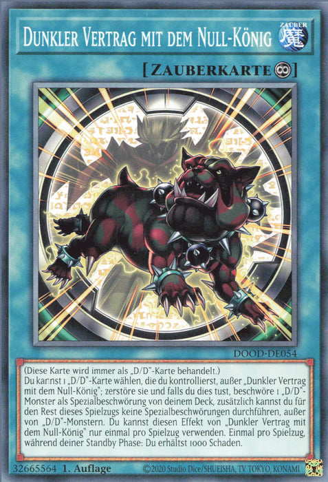 Dunkler Vertrag mit dem Null-König DOOD-DE054 Common Deutsch