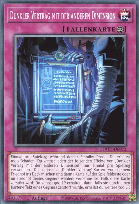 Dunkler Vertrag mit der anderen Dimension DOOD-DE073 Common Deutsch